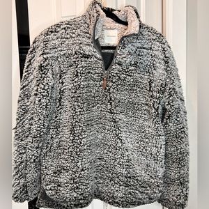 Thread & Supply pull over 1/4 zip Sherpa Jacket